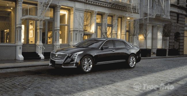 Продажи нового флагманского седана Cadillac CT6 2016 стартуют в марте по цене от 53 495$