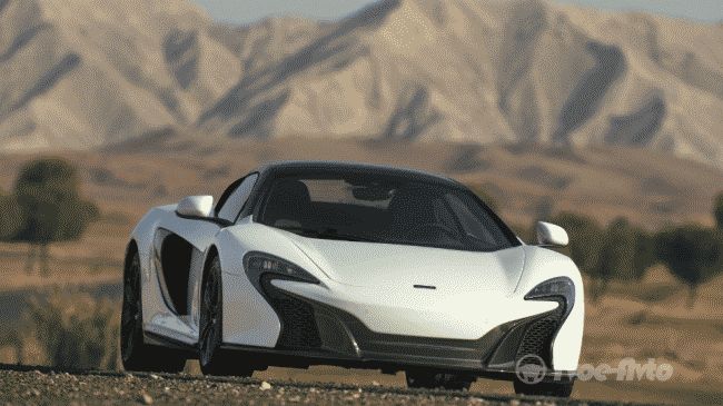 McLaren презентовал особый 650S Spider Al Sahara 79 в Дубае