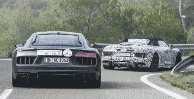 Audi R8 Spyder не будет оснащен турбированным мотором