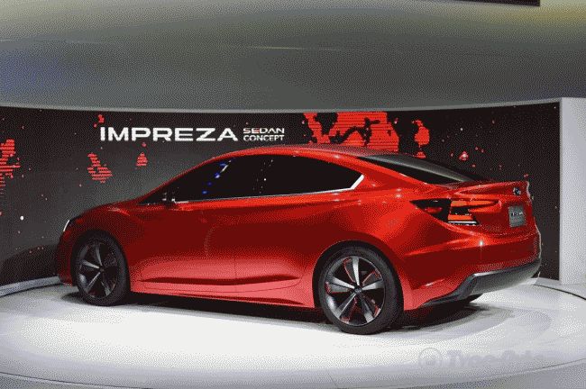 Компания Subaru в Лос-Анджелесе рассекретила дизайн нового поколения седана Impreza