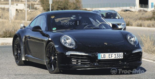 Новое поколение Porsche 911 вывели на тесты