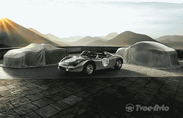 Porsche показал новый 718 Boxster Cayman на тизере