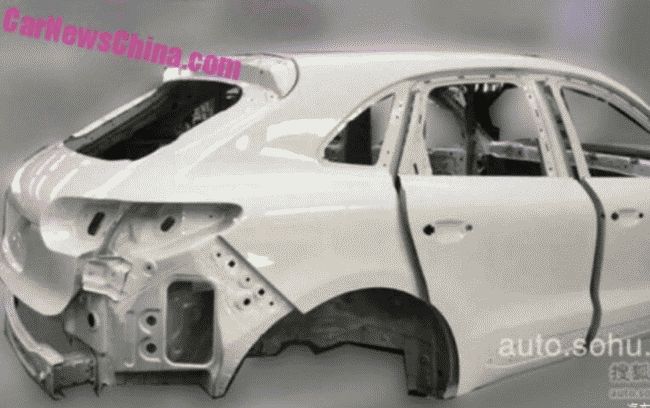 Китайцы тестируют серийную копию Porsche Macan