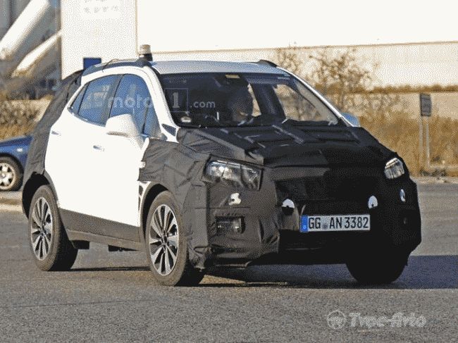 Opel Mokka замечен на тестировании