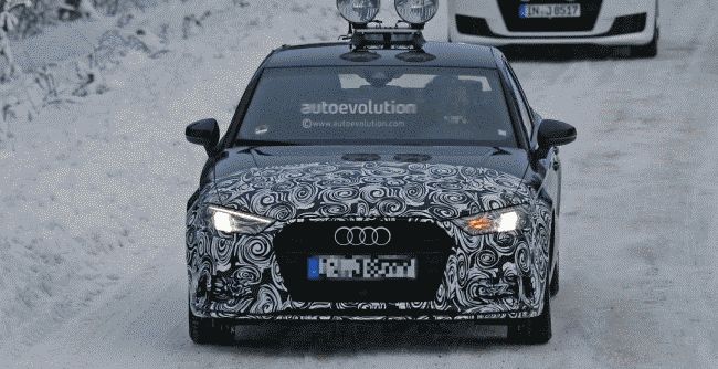 Обновленный седан Audi A3 впервые вывели на тесты