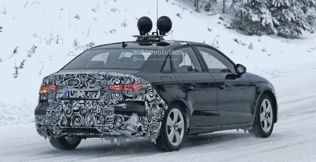 Обновленный седан Audi A3 впервые вывели на тесты