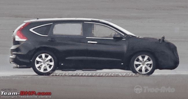 Honda впервые вывела на тесты CR-V нового поколения