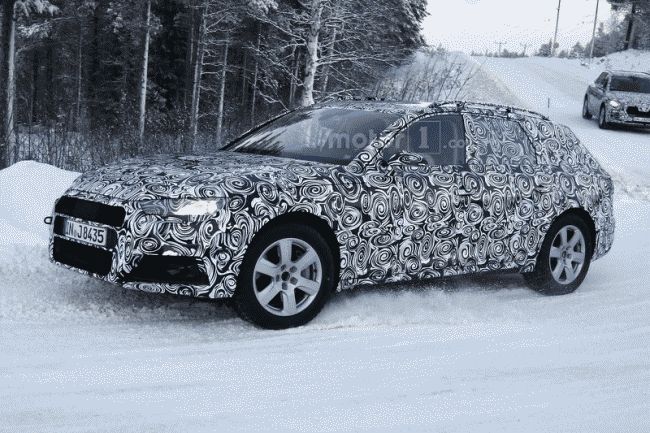 Новый Audi A4 Allroad испытывают в холодных условиях