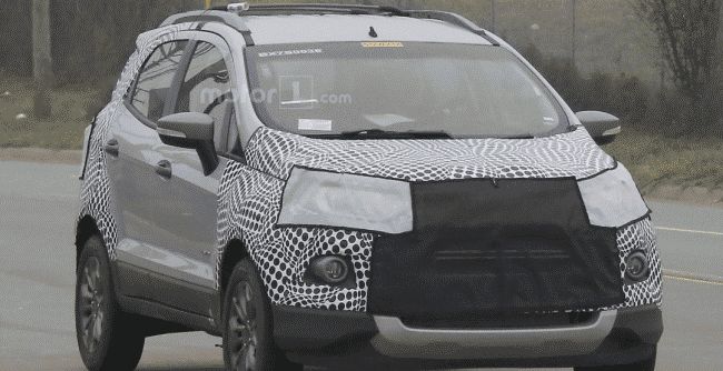 Компактный Ford EcoSport 2017 замечен на тестах 