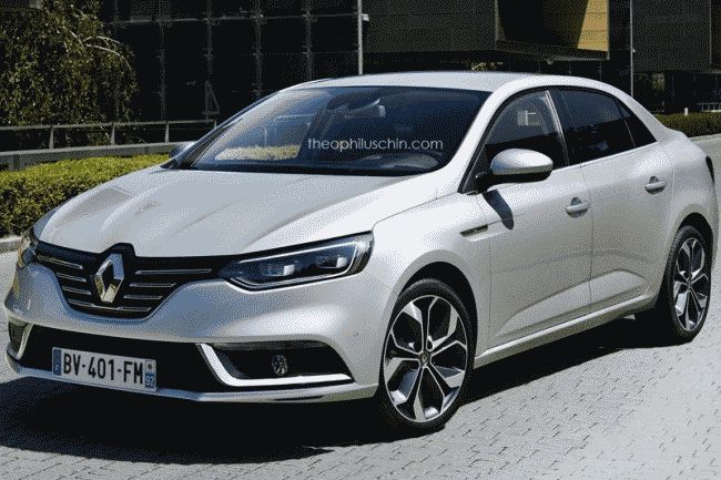 Весной 2016 года Renault покажет совершенно новый седан Megane