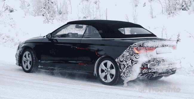 Audi проводит тестирование обновленного A3 Cabrio 