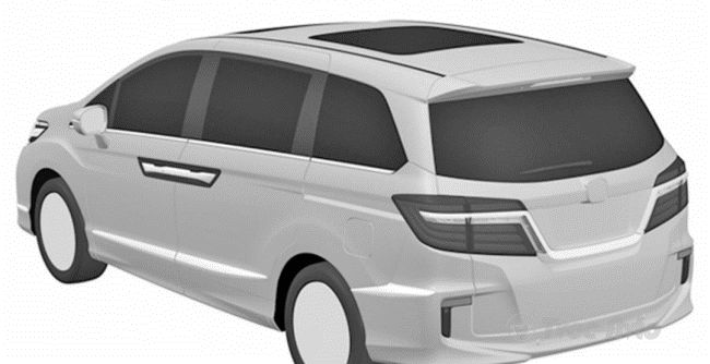 Минивэн Honda Odyssey нового поколения "засветился" на патентных изображениях