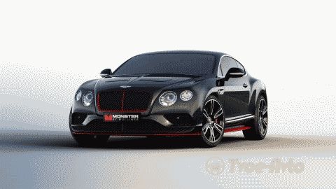 Bentley и Monster совместно создали эксклюзивный Continental GT