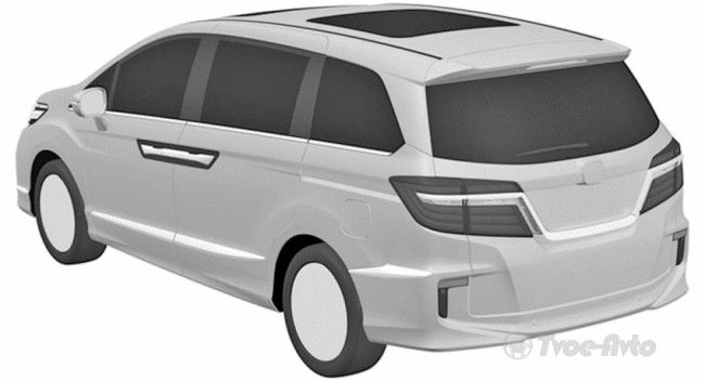Опубликованы патентные изображения нового Honda Odyssey
