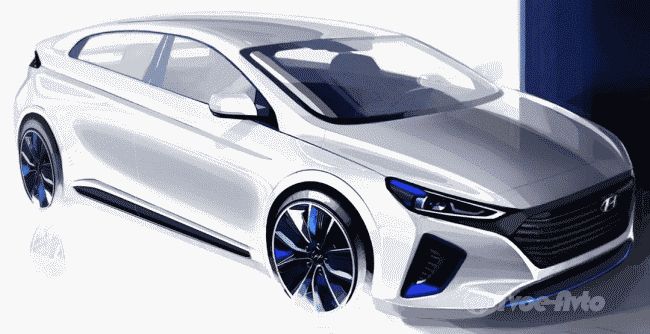 Hyundai опубликовал новые рендеры модели Ioniq