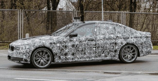 Новый BMW 5-Series снова попал в объективы камер