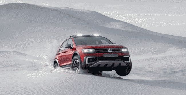 Volkswagen в Детройте покажет плагин-гибридный кроссовер Tiguan GTE Active Concept
