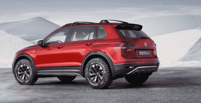 Volkswagen в Детройте покажет плагин-гибридный кроссовер Tiguan GTE Active Concept