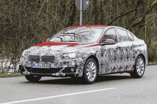 Маленький седан BMW впервые замечен на дорогах общего пользования