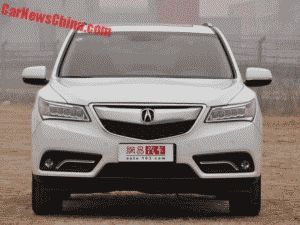 Китайцы тестируют клона премиального внедорожника Acura MDX 