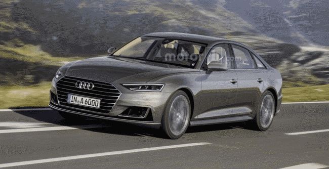 В Сети опубликован рендер нового поколения Audi A6