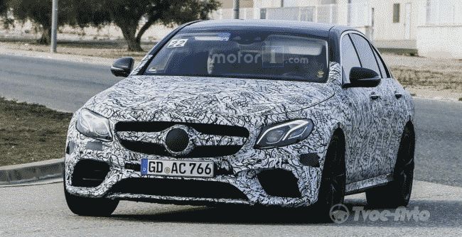 Mercedes-AMG E63 2017 показался на новых шпионских фото 