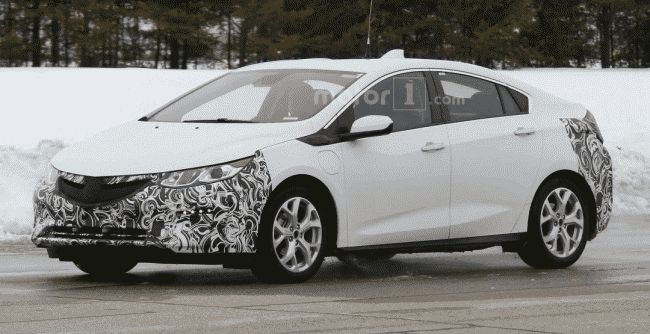Opel Ampera 2017 проходит тестирование