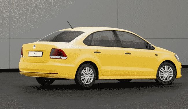 Седан Volkswagen Polo в России получил новый вариант окраски