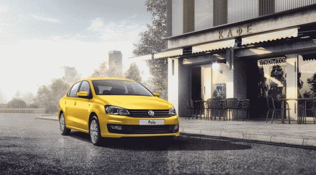 Седан Volkswagen Polo в России получил новый вариант окраски