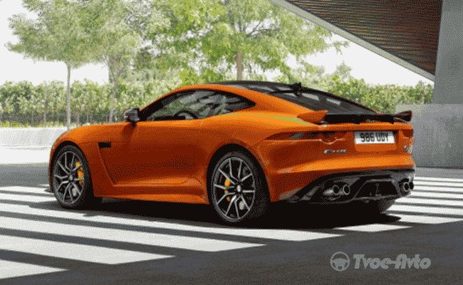 Самое мощное серийное купе Jaguar F-Type SVR рассекречено официально