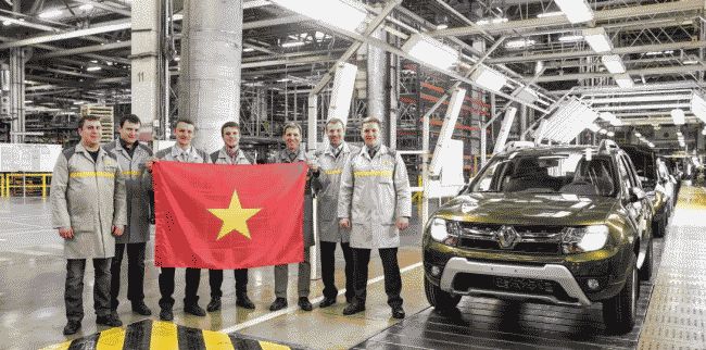 Российской сборки автомобили Renault отправляются во Вьетнам