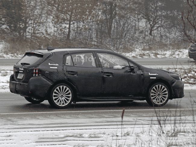Новое поколение хэтчбека Subaru Impreza проходит финальные испытания