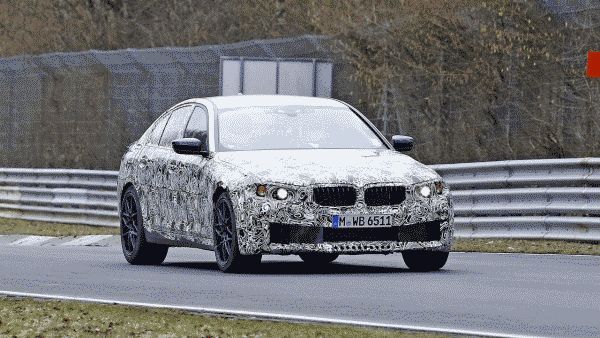 Прототип нового BMW M5 2017 замечен на тестировании