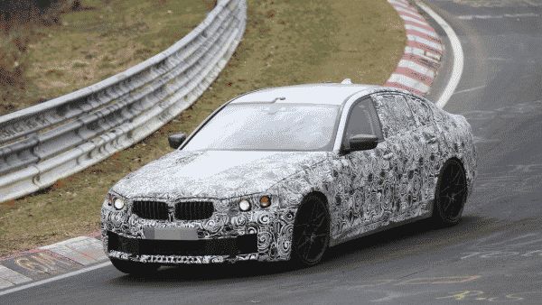 Прототип нового BMW M5 2017 замечен на тестировании