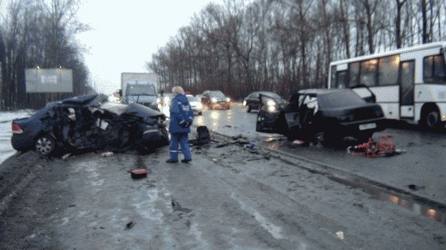 5 человек стали жертвами ДТП на трассе М5 «Урал» в Рязани