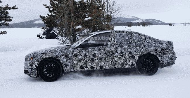 BMW M5 нового поколения замечен на тестах в Скандинавии