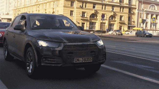 На дорогах Москвы сфотографирован новый кроссовер Audi Q5