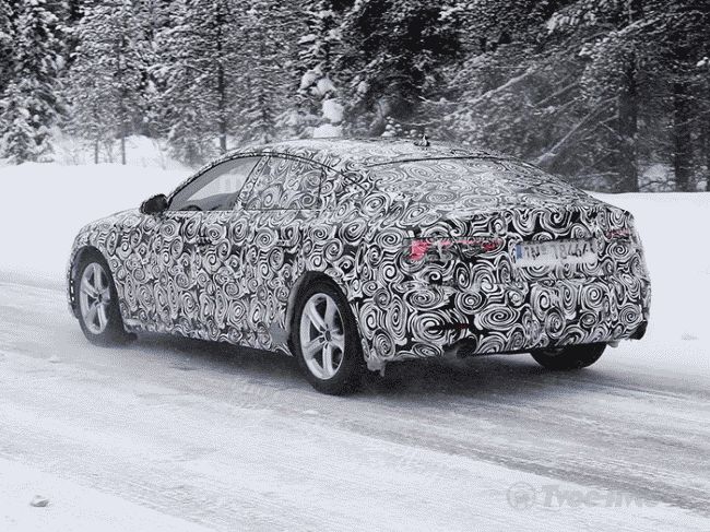 Новый Audi А5 замечен на тестах в Скандинавии