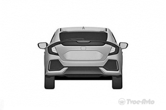 В Сети опубликованы патентные изображения нового хэтча Honda Civic