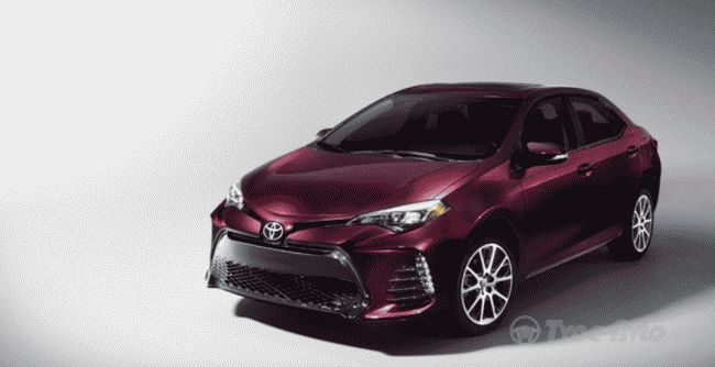 Toyota показала юбилейную версию седана Corolla