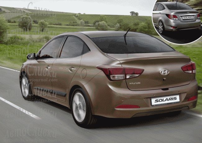 В Сети опубликованы неофициальные изображения нового Hyundai Solaris