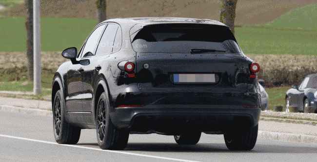 Тестовый прототип нового Porsche Cayenne 2018 замечен в Германии