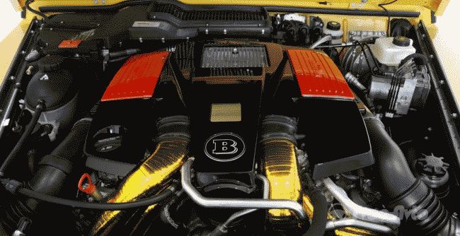 Brabus создали желтый внедорожник Mercedes-Benz G63 AMG