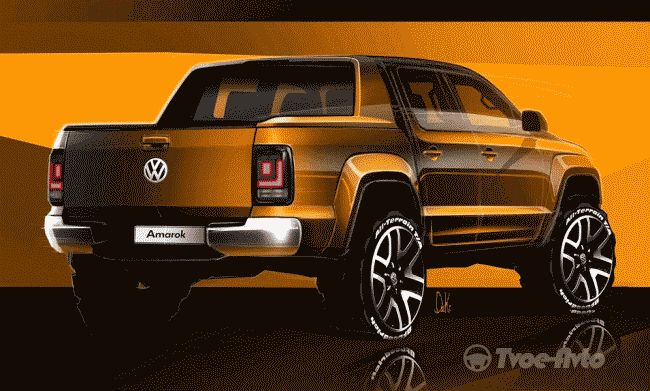 Пикап Volkswagen Amarok показался на официальных изображениях