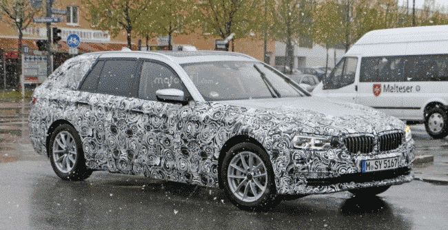 BMW тестирует 5 Series Touring 2017