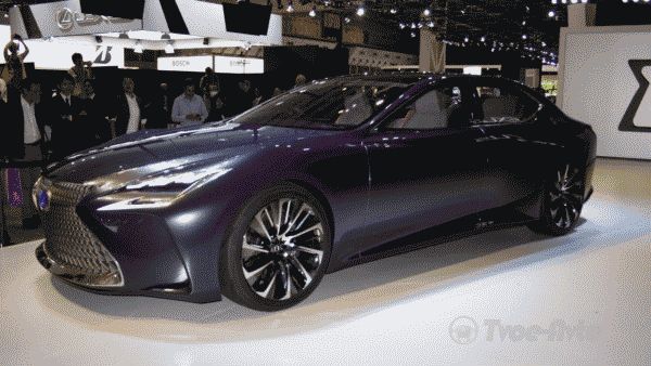 Пятое поколение седана Lexus LS дебютирует в январе 2017 года
