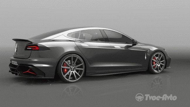 Tesla Model S превратили в карбоновую Valentino
