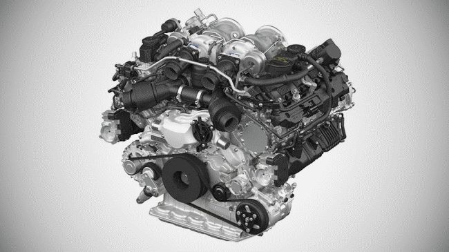 Компания Porsche в Вене представила новый двигатель V8