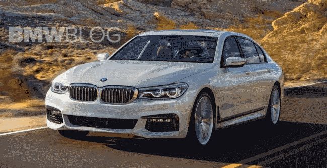 В Сети появился новый рендер BMW 5 Series 2017