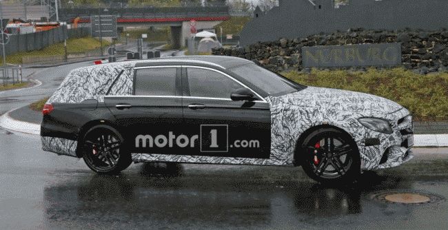 Универсал Mercedes-AMG E63 тестируют на трассе Нюрбургринга